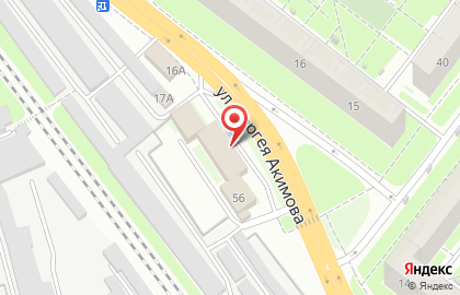 Горьковский территориальный центр фирменного транспортного обслуживания на Нолинской улице на карте