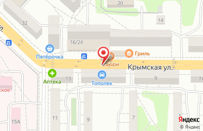 Все для бань и саун на Крымской улице на карте