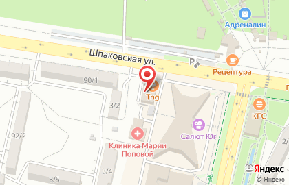 Студия аэройоги на карте