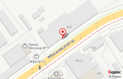 Фабрика мягкой мебели АтриК в Засвияжском районе на карте