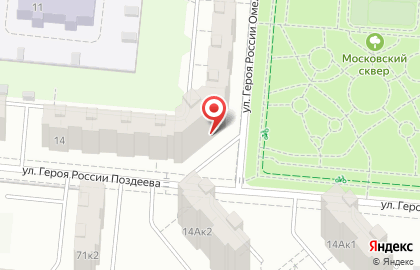 Салон красоты Крокус в Московском микрорайоне на карте