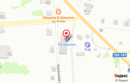 Супермаркет Пятёрочка в Туле на карте