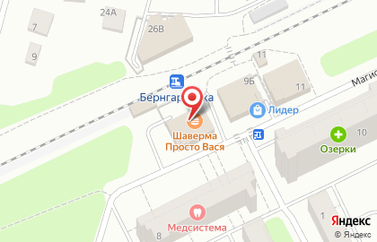 Магазин сувенирной продукции на Магистралиной улице на карте