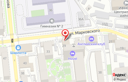 Центр Abakus на улице Марковского на карте