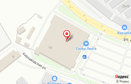 Зоомагазин Четыре лапы на Кирзаводской улице, 1а на карте