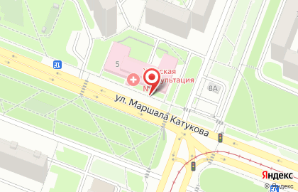 Ремонт холодильников и стиральных машин на улице Маршала Катукова на карте
