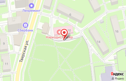 Межрайонный Наркологический Диспансер # 1 Колпинского Района, Наркологический Кабинет на карте