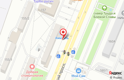 Железнодорожный район Киоск по продаже фруктов и овощей в Железнодорожном районе на карте
