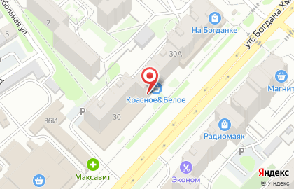 Магазин Красное & Белое в Иваново на карте