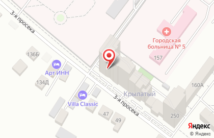 Торговая компания Удача в Октябрьском районе на карте