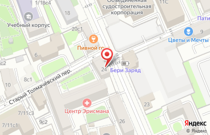 Сервис доставки еды Шериф на карте