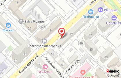 Локон на Козловской улице на карте
