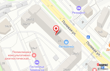 Сеть супермаркетов Магнит на улице Чернышевского на карте