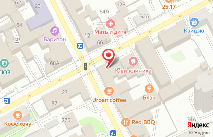 Салон-парикмахерская Локон на Екатерининской улице на карте