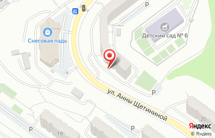 Мини-маркет Фортуна в Первореченском районе на карте