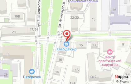 Продуктовый магазин в Ярославле на карте