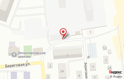 Торгово-сервисная фирма на Береговой улице на карте