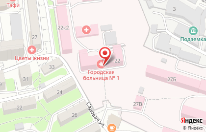 Владивостокская Клиническая Больница № 1 на карте