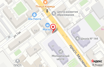 Общежитие в Самаре на карте