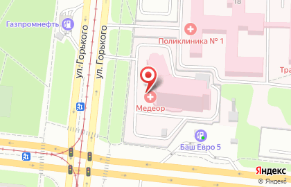 Косметологическая клиника MEDEOR COSMETOLOGY на улице Горького на карте