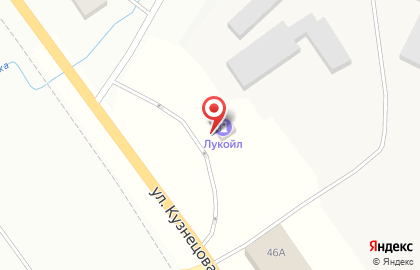 АЗС №49 на улице Кузнецова на карте