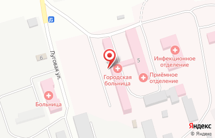 Свободненская больница на Луговой улице на карте