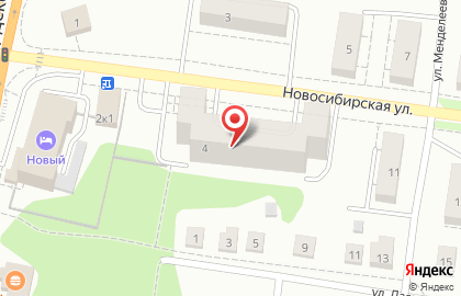 Центр раннего развития детей Сказочная страна на Новосибирской улице на карте