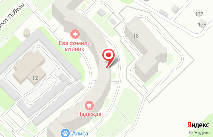 Ёршъ на проспекте Победы на карте