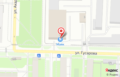 Гипермаркет низких цен Маяк в Свердловском районе на карте