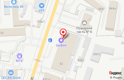 Штучка на Омской улице на карте