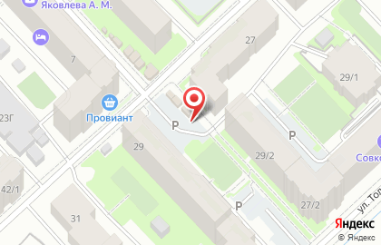 Киоск по продаже фруктов и овощей на улице Ломоносова на карте