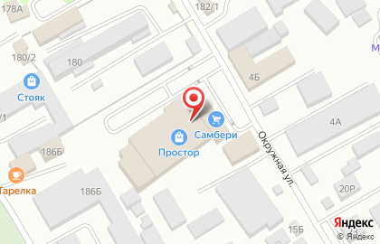 Банкомат Банк ВТБ24, представительство в г. Хабаровске на Окружной улице на карте