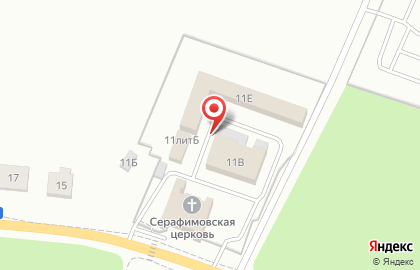 Пекарня Храм Преподобного Серафима Саровского на карте