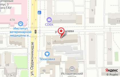Министерство труда и социального развития Омской области на карте