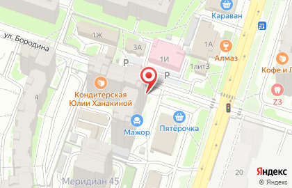 Автостоянка в Пензе на карте