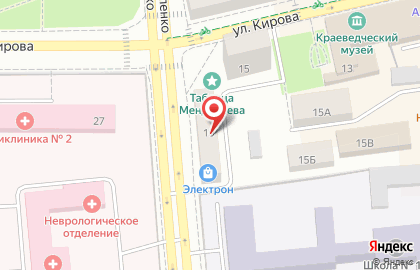 Магазин электроники и бытовой техники Электрон, магазин электроники и бытовой техники на улице Короленко на карте