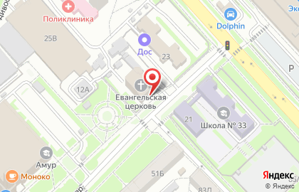 Церковь Евангельских Христиан Баптистов на улице Ленинградской на карте
