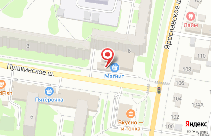 Магазин цветов в Москве на карте