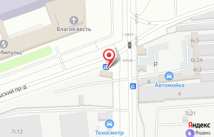Шиномонтажная мастерская на улице Бирюсинка на карте