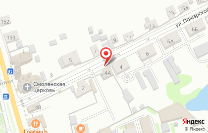 Продуктовый магазин Островок на улице Пожарского на карте