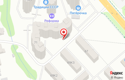 Магазин у дома Бристоль на улице Ивановской в Кохме на карте