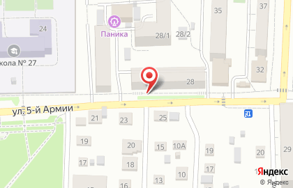 Магазин разливного пива Пивград на улице 5 Армии на карте