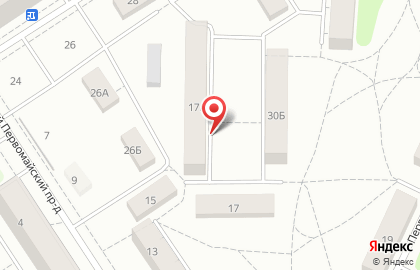 Городское жилищно-эксплуатационное управление №4, МУП на Первомайской улице на карте