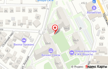 Студия тайского массажа Thai SPA на улице Белых Акаций на карте