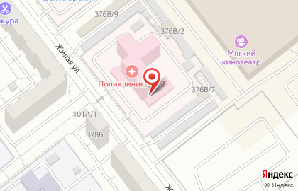 Челябинский филиал Банкомат, СМП Банк на проспекте Победы, 376в на карте