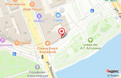 Банк Уралсиб в Омске на карте