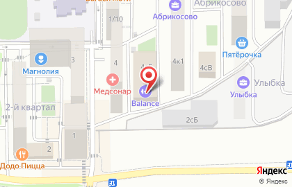Фитнес-клуб Balance Абрикосово на карте