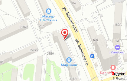 Выездной сервис ПрофМастер на улице Белинского на карте