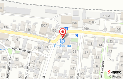 Супермаркет Пятёрочка на улице Степана Халтурина на карте
