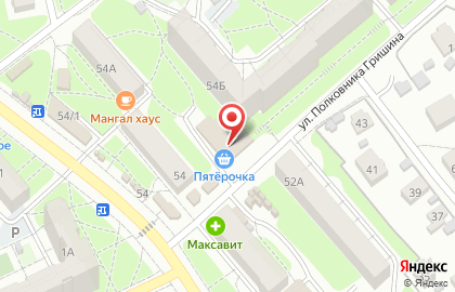 Супермаркет Пятерочка на улице Лавочкина на карте